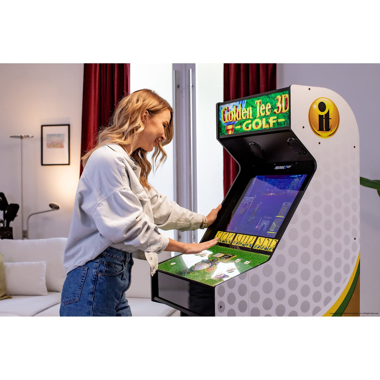 Arcade1Up Golden Tee Arcade Machine 3D Edition ARCADE1UP