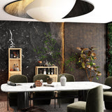 Xmatch Large Capacity Bamboo Bathroom Storage Cabinet with Open Shelf and 2 Doors Xmatch