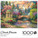 Buffalo Games - Chuck Pinson - Peace of The Garden - 1000 Piece Jigsaw Puzzle for Adults -Challenging Puzzle Perfect for Game Nights - Finished Size is 26.75 x 19.75 Buffalo Games