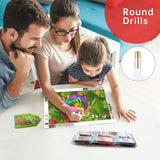 Yikenjoy Rose Diamond Art Kit for Adults – 5D Diamond Painting Kit for Beginner, Full Drill DIY Rainbow Rose Diamond Art, Relaxing & Fun Diamond Art Kits for Adults, Wall Decor 16 x 12 in Yikenjoy