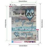 UPINS DIY 5D Love Diamond Art Painting Kit for Adults, Love Theme Round Full Drill Craft Diamond Dots Painting Canvas Supply for Home Wall Decor, 12X16 inches UPINS