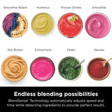 Ninja TB201 Detect Power Blender Pro, BlendSense Technology, For Smoothies, Shakes & More, 1800 Peak Watts, 72 oz. Pitcher, Blender, Black Ninja