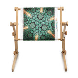 Needlework Table and Lap Hands-Free Stand with Adjustable Frame Made of Organic Beech Wood Tapestry Cross Stitch Embroidery Frame Holder (40х56 cm (15.7" x 22")) AllAboutEmbroideryUA