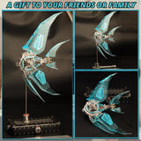 YUEZUDPO 3D Metal Puzzles for Adults, Metal 3D Puzzle DIY Colorful 3D Metal Puzzle 529 Pieces Mechanical Building Kit,3D Metal Model Kits to Build for Birthday Christmas YUEZUDPO