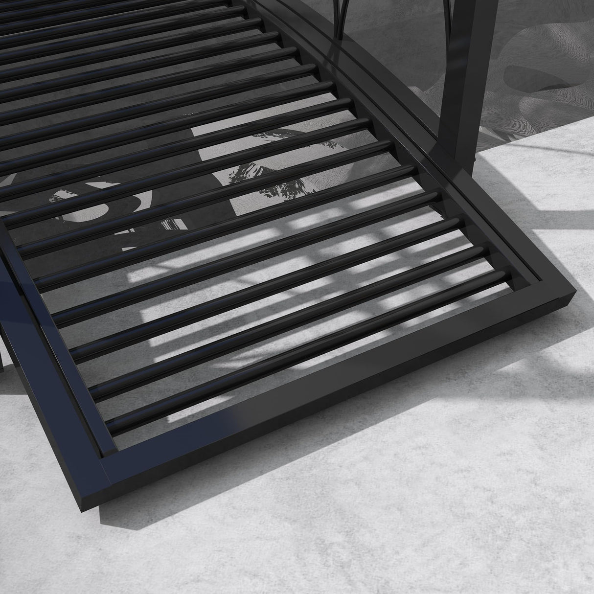 Outsunny 3.3' Metal Arch Zen Garden Bridge with Safety Siderails, Decorative Footbridge, Delicate Scrollwork & Corner Spheres for Stream, Fish Pond, Black Outsunny