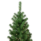 Northlight 16' Pre-Lit Pendleton Spruce Slim Artificial Christmas Tree, Clear Lights Northlight