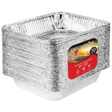 Aluminum Pans 9x13 Disposable Foil (30 Pack) - Half Size Steam Table Deep Pans - Tin Pans Great for Cooking, Heating, Storing, Prepping Food Stock Your Home