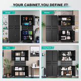 Metal Storage Cabinet with Wheels and Drawers,Rolling Garage Storage Cabinet with Locking Doors and Adjustable Shelves,73" Mobile Tall Large Metal Tool Cabinets with Locks for Home,Office,Garage SISESOL