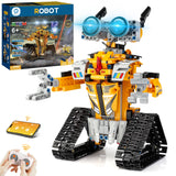 Sillbird Robot Building Kit with Remote Control STEM Gifts for Boys Age 8-13, Coding Buildable Robotic Technic Toys for Kids Birthday with 468 Pieces Sillbird