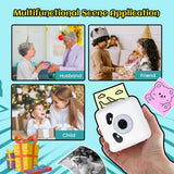 vretti Portable Thermal Printer,Bluetooth Mini Pocket Printer Compatible with Android & iOS,Wireless Pocket Picture Printer for iPhone Working Listing, Notes, Journal, Travel with 1 Rolls Paper. vretti