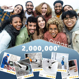 Bomves Electric Spin Scrubber, Cordless Cleaning Brush Scrubber for Home, 400RPM/Mins-8 Replaceable Brush Heads-90Mins Work Time, 3 Adjustable Size, 2 Speeds for Bathroom Shower Bathtub Glass Car Bomves