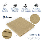 Pico Textiles 40” Wide Burlap - 1 Yard (3 Feet) - Premium Natural Burlap Fabric, Sold by The Yard - Great for Weddings, Home Crafts, Garden Fabric, Burlap Table Runner, Burlap Tablecloth WoodArtSupply