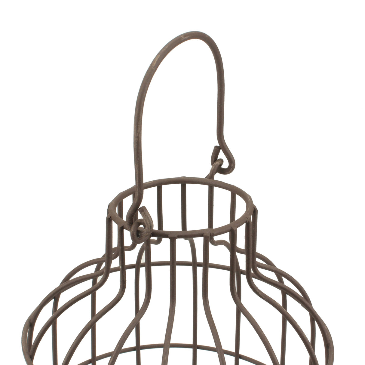 Stonebriar SB-5393C 2PC Wire METAL CLOCHE SET, Set of 2, Brown Stonebriar
