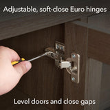 Henn&Hart Hanson TV Stand, 70" Wide, Brown Henn&Hart