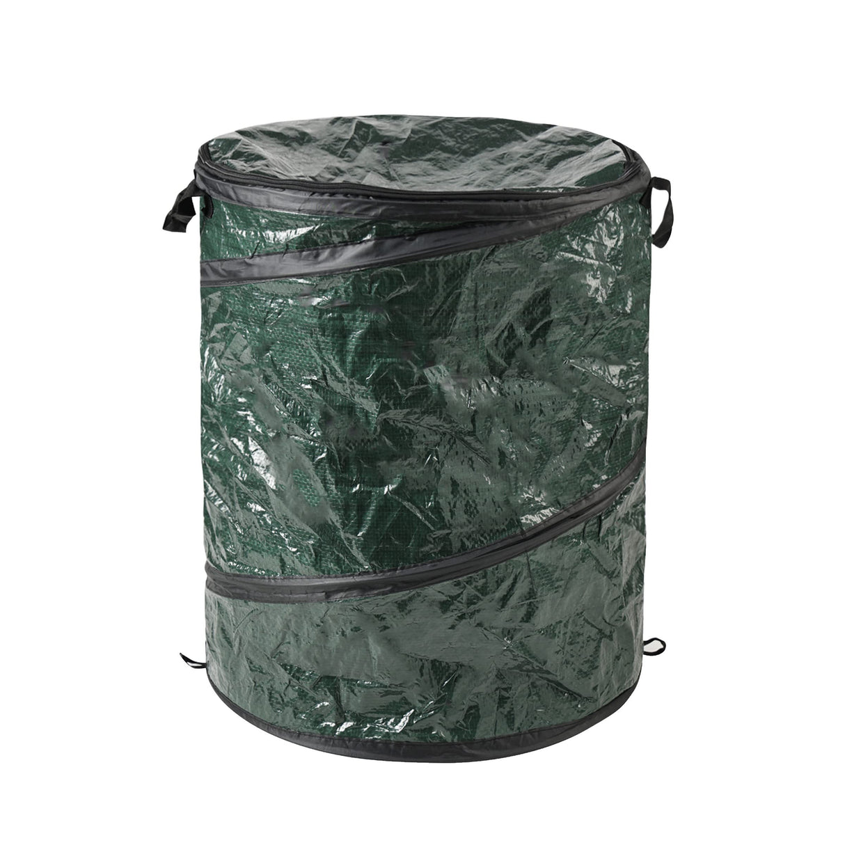 29.5-Gallon Pop Up Outdoor Garbage Can - Collapsible Trash Can for Parties, Yard Waste, or Laundry - Camping Accessories by Wakeman Wakeman