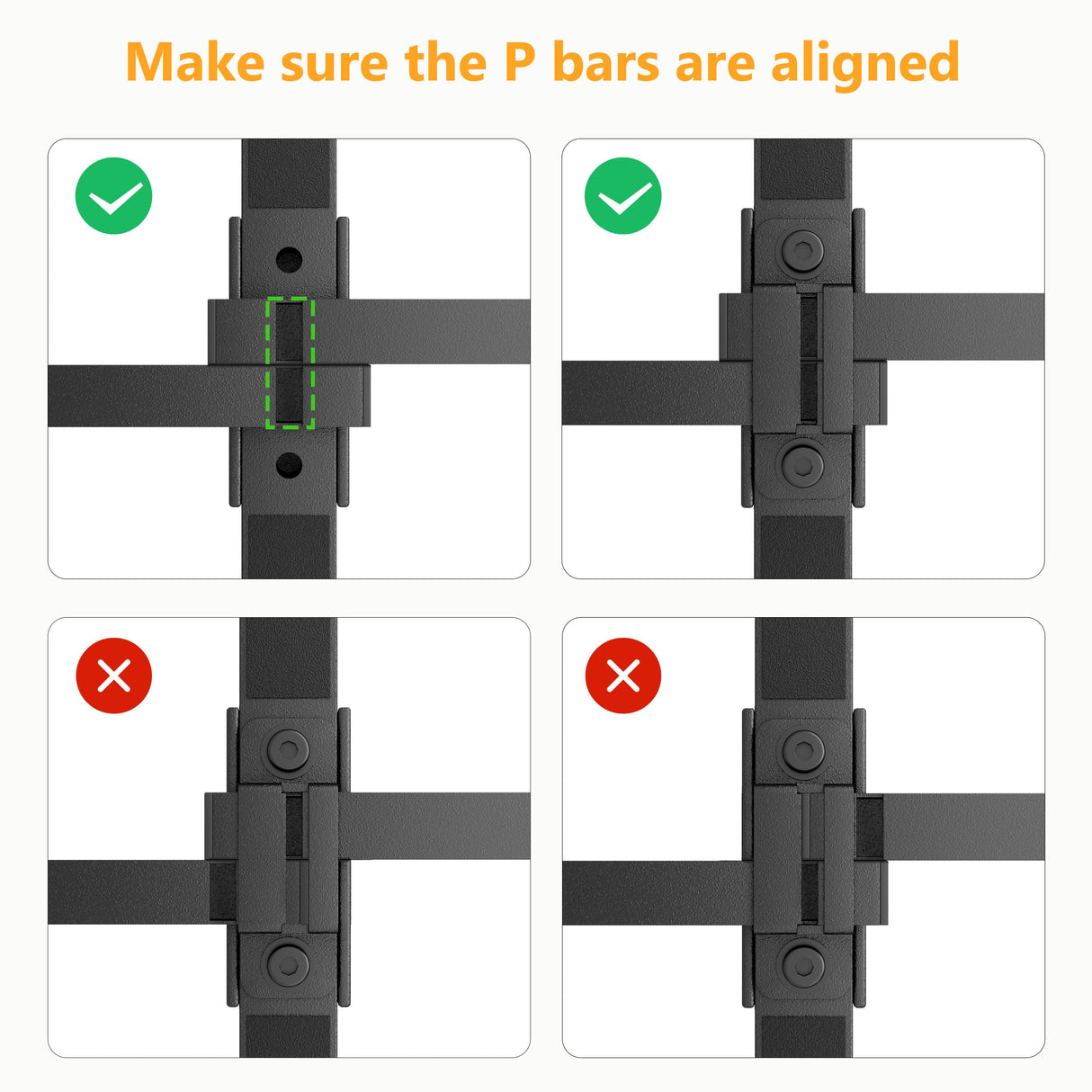 14 Inch Queen Bed Frame, Metal Platform Bed Frame with Round Corner Legs, 3500 lbs Heavy Duty Steel Slats Support, No Box Spring Needed, Noise Free, Easy Assembly, Black Superay