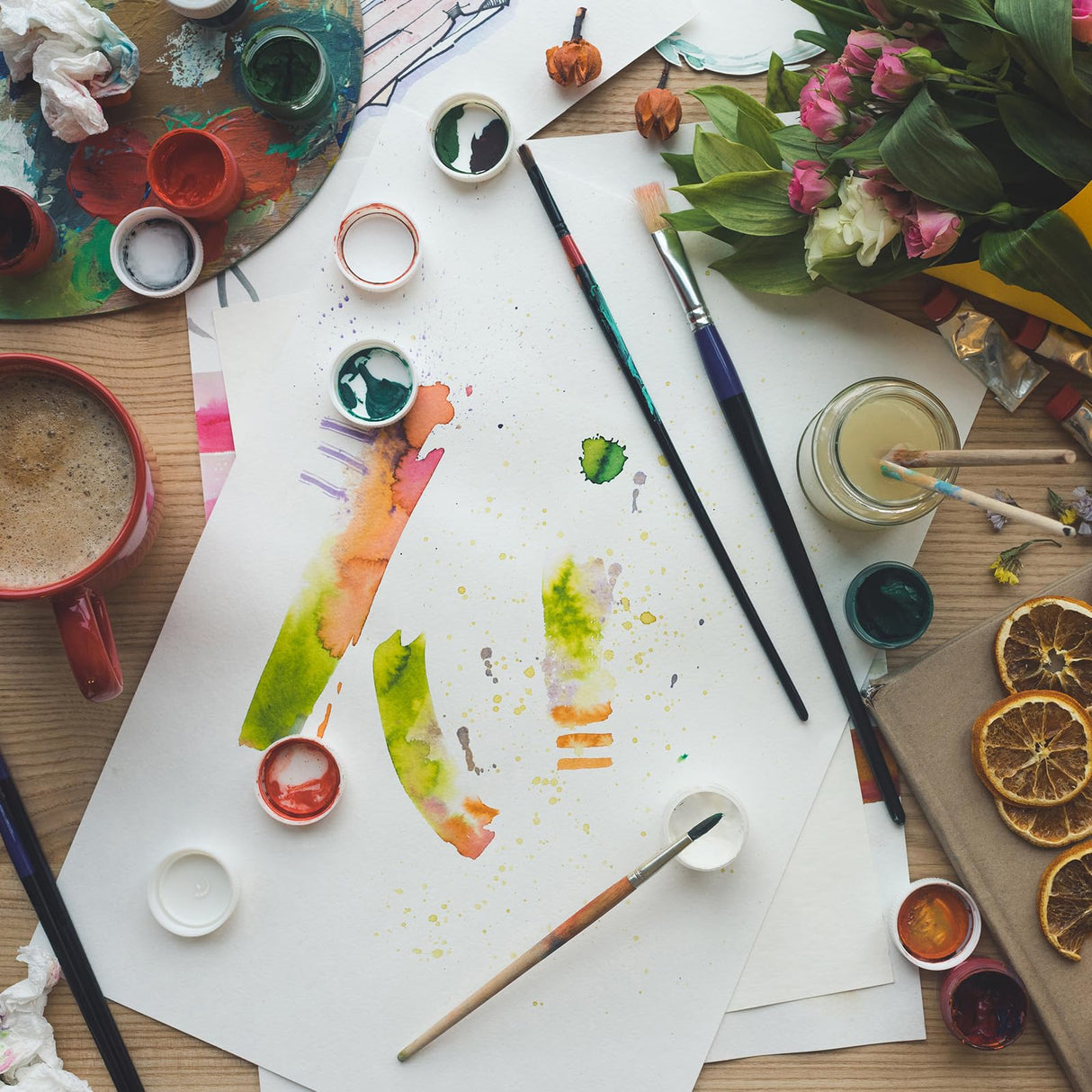 Watercolor Paper Pad, 30 Sheets, A5 (8.3 x 5.8"), 100% Cotton Paper, Glue Bound, 140LB/300GSM Cold Pressed Water Color Paper for Watercolor Drawing, Mixed Media, Art Journaling (8.3 x 5.8 Inch) DHAIQC