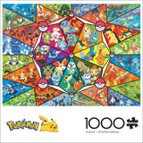Buffalo Games - Pokemon -: Stained Glass Starters - 1000 Piece Jigsaw Puzzle for Adults -Challenging Puzzle Perfect for Game Nights - Finished Size is 26.75 x 19.75 Buffalo Games