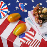 3 Pack Patriotic Tablecloth, Disposable Plastic Tablecloth 54" x 108" Patriotic Decorations, Birthday Party Table Cloth for Kids, Patriotic Themed Party Supplies for Outside, Picnic, Camping, Memorial Childom