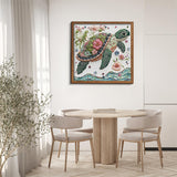 Sea Turtle 1000 Piece Puzzle for Adults, PICKFORU Wave Spirit Jigsaw Puzzle 1000 Pieces, Nature Animal Art Puzzles as Home Decor PICKFORU