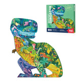 TOI Dinosaur Floor Puzzles for Kids Aged 6-8, 158 Pieces Animal Shaped Jigsaw Puzzles, Preschool Dinosaur Puzzle for Boys and Girls Educational Toy Toi