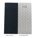 Jewboer 4 Pieces Diamond Sharpening Stone Set,Diamond Lapping Plate Coarse/Medium/Fine Grit Sharpener,400/600/1000/1200 Grit Jewboer