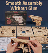 ROKR 3D Wooden Puzzles for Adults,113 Pieces Wooden Puzzle,Model Building Kit for Adults ROKR