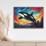 zhuoyaju Whale Diamond Painting Kits for Adults, 5D Sea Animals Whale Diamond Art Kits for Adults Beginner, DIY Full Round Drill Diamond Dots Gem Painting Kit for Home Wall Decor 12 x 16 Inch zhuoyaju