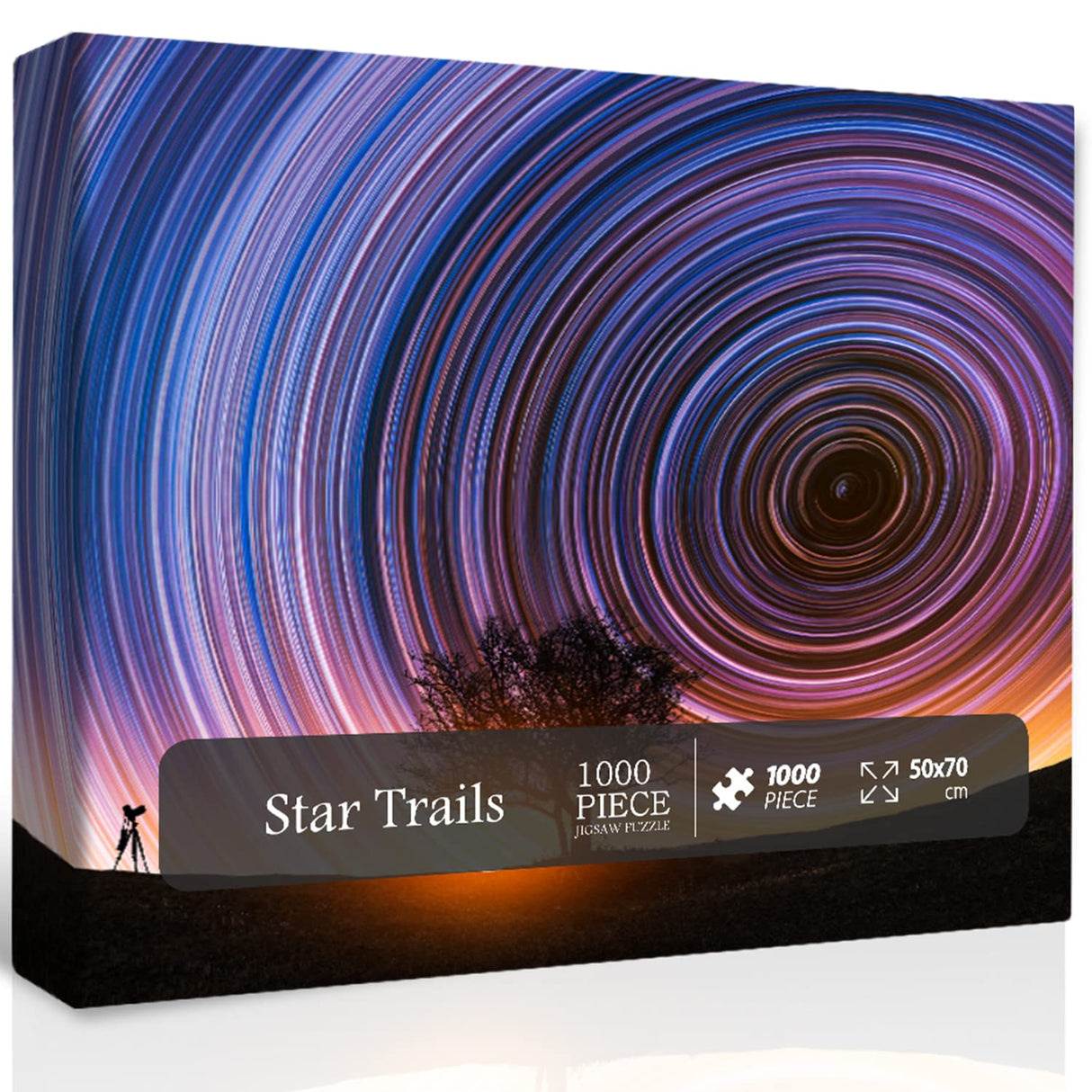 Impossible Difficult Puzzles for Adults, Nature Landscape Puzzles for Adults 1000 Pieces and up, Hard Scenic Jigsaw Puzzle, Colorful Night Sky Challenge Puzzles PICKFORU