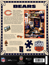 MasterPieces Game Day 500 Piece Jigsaw Puzzle for Adults - NFL Chicago Bears Locker Room - 15"x21" Masterpieces