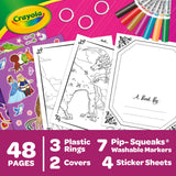 Crayola Book Making Kit for Kids, Create Your Own Fairytale Storybook, DIY Kits, Gift for Girls & Boys, Ages 6, 7, 8, 9 Crayola