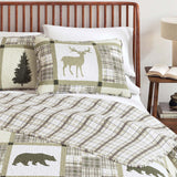 Great Bay Home Lodge Bedspread Full/Queen Size Quilt with 2 Shams. Cabin 3-Piece Reversible All Season Quilt Set. Rustic Quilt Coverlet Bed Set. Stonehurst Collection. Great Bay Home