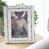 Foreside Home & Garden FFRD06190 4X6 Heartland Photo Frame White Foreside Home & Garden