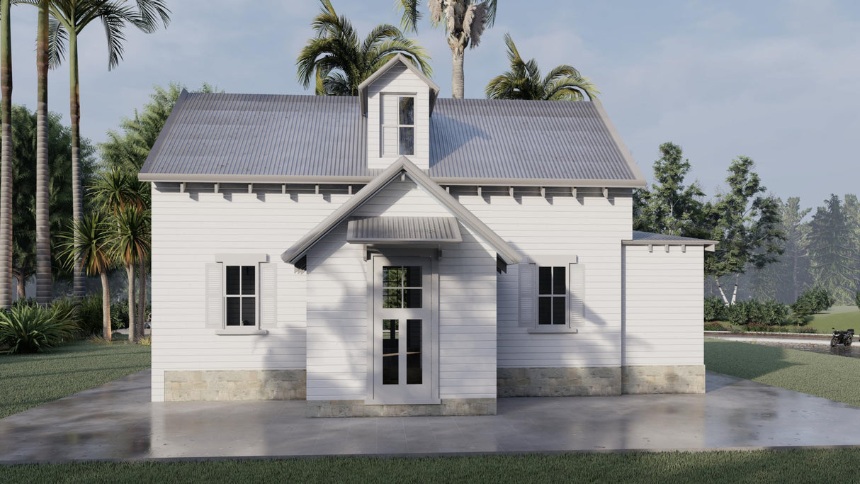 Two-Story 2-Bedroom Home Building Plans | 28'x16' | 956sqft | DIY Blueprint Generic