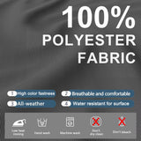 9 Pack Patio Cushion Covers Set Outdoor Furniture Cushion and Pillow Cover Replacement Fit for 5 Pieces 4-Seater Wicker Rattan Patio Sectional Sofa Chair Couch Set,Dark Gray-Cover Only (Large) ClawsCover