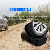 Handgun Case Lockable-Firearm Travel Pistol Case with 2 TSA Locks Included, Pistol Carrying Case Hard Shell, Waterproof Hard Gun Case for Pistol 12.6 x 9.41 x 4.42 Inches, Gun Storage Case with Foam LAFENLIN