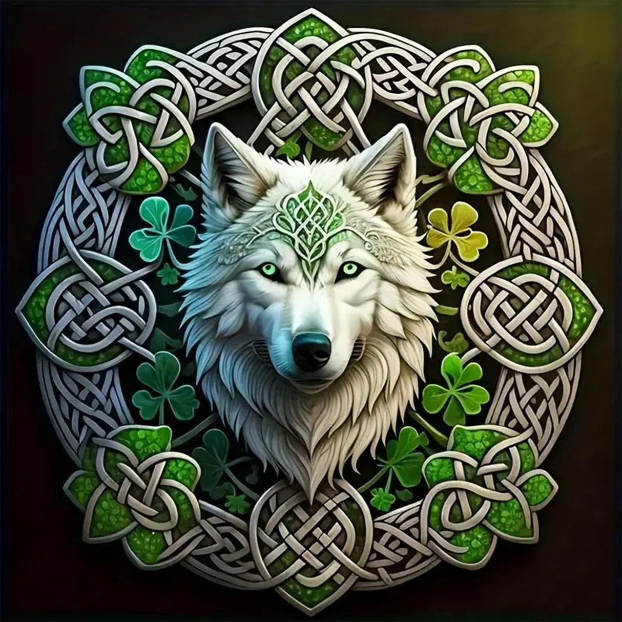 CXYQLC DIY 5D Diamond Painting Kits for Adults, Diamond Art Wolf King Diamond Painting Full Drill Crystal Rhinestone Embroidery Craft Kits for Home Wall Decor Gifts 11.8x11.8inch CXYQLC