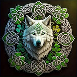CXYQLC DIY 5D Diamond Painting Kits for Adults, Diamond Art Wolf King Diamond Painting Full Drill Crystal Rhinestone Embroidery Craft Kits for Home Wall Decor Gifts 11.8x11.8inch CXYQLC