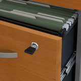 Bush Business Furniture Series C Home Office Furniture Set, Natural Cherry Bush Business Furniture