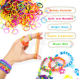 UUEMB 3000+ Rubber Band Bracelet Kit, Colorful Loom Bracelet Making Kit with Storage Box, DIY Art Craft Set with Charms Beads for Beginners Birthday Christmas Parties Gift UUEMB