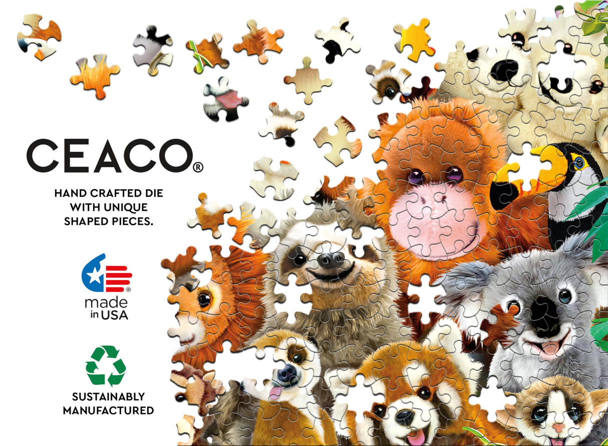 Ceaco - Plushie Parade - 100 Piece Jigsaw Puzzle Ceaco