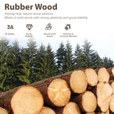 Taitiy Solid Wood Coat Rack Clothes Rack, Coat Rack Freestanding with 2 Shelves and 5 Hooks, Heavy Duty Coat Tree for Entryway, Living room, Coat Hanger Stand for Hats, Bags Clothes(Walnut Brown) Taitiy