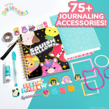 Squishmallows Original DIY Journaling Kit, Includes Craft Supplies Like Cute Stickers for Journaling, Sketch Pad, Cam The Cat Charm, Keychain, Fun Scrapbook Kit, Girl Gifts, Art Set Squishmallows