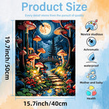 Aestalrcus Forest Paint by Numbers Kit for Adults, Mushrooms Paint by Numbers for Adults, DIY Paint by Number Gifts & Home Wall Decor 16X20 Inch Aestalrcus