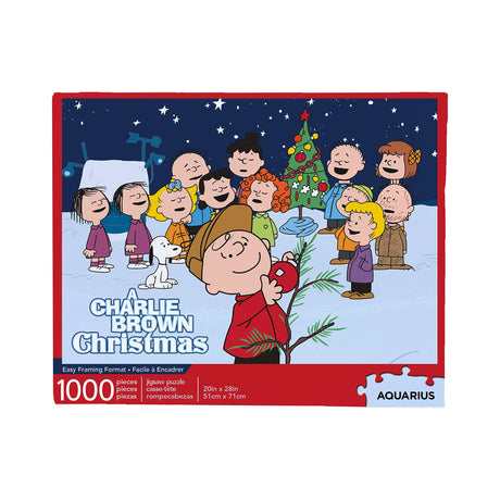 AQUARIUS Peanuts Charlie Brown Puzzle Collage Christmas 1000 Piece Jigsaw Puzzle, A Charlie Brown Christmas AQUARIUS