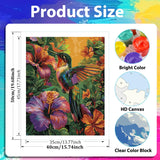 xcemhil Paint by Numbers Kit for Adults, Hummingbird Paint by Numbers for Adults, Paint by Numbers Kit for Beginner for Gift and Home Wall Decor 16x20 Inch xcemhil