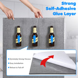 Woanger 5 Pack Large Acoustic Panels 47x24x0.4 Inch Sound Dampening Panels Self-Adhesive Noise Absorbing Sound Proof Wall for Echo Absorption for Home Studio Office Game Room(Black) Woanger