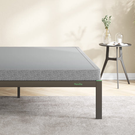 Novilla King Box Spring, 4-Inch Metal King Size Box Spring Supports for All Types of Mattress/Extra-Strong Support & Non-Slip, No Noise, Easy Assembly Novilla