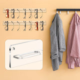 5 Pack Acrylic Sunglasses Organizer Storage Wall Mounted Eyeglasses Holder Hanging Eyewear Display Rack Hanger for Entryway Shelf (Clear) Chunful