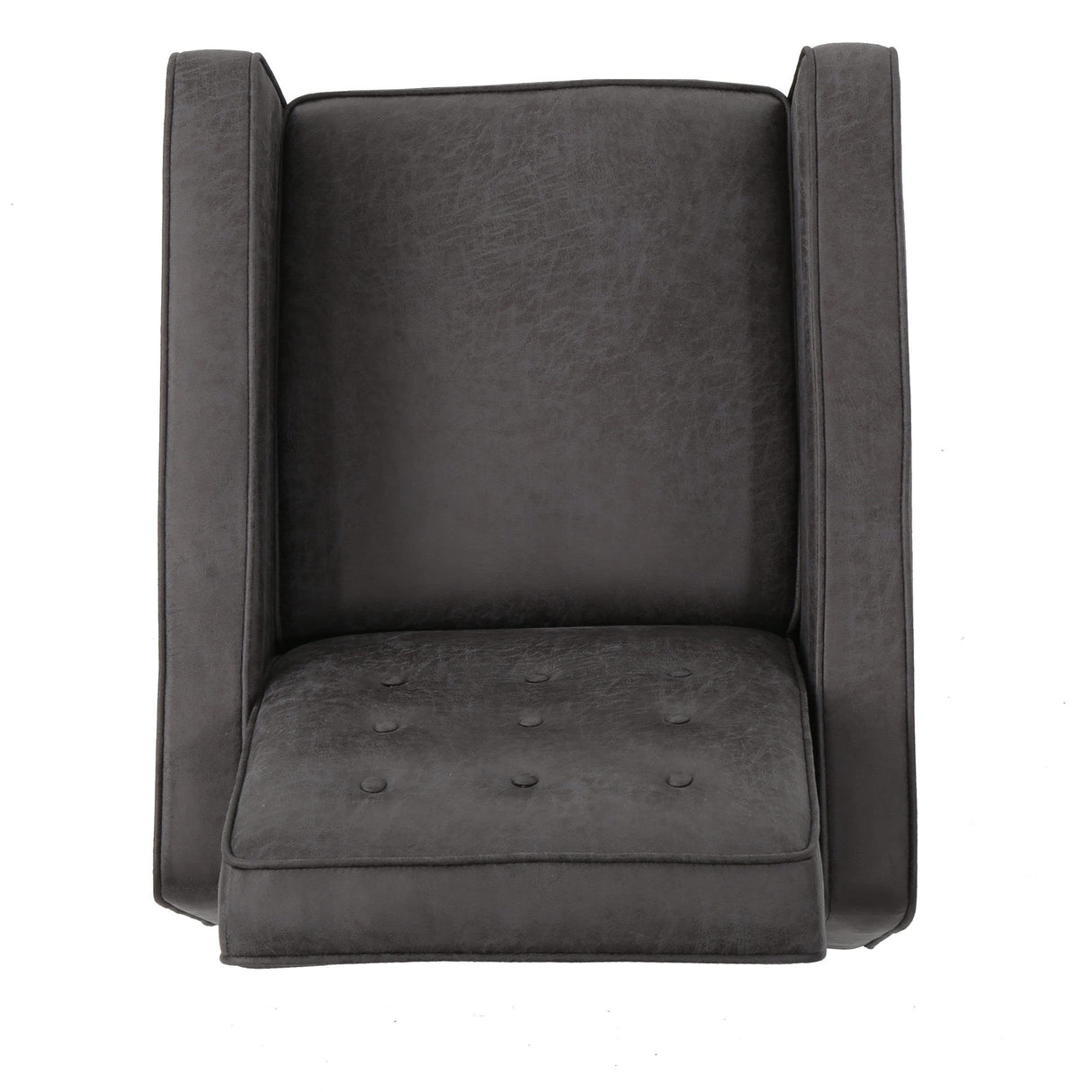 Christopher Knight Home Mervynn Mid-Century Modern Microfiber Recliner, Slate / Dark Espresso Christopher Knight Home
